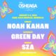 The OSHEAGA Music and Arts Festival presented by Bell in collaboration with Coors Light is shaping up to be an unforgettable weekend of musical delights! At last, here are the headliners who will be joining Green Day for this year's festival:  Noah Kahan and SZA, both recent GRAMMY nominees.