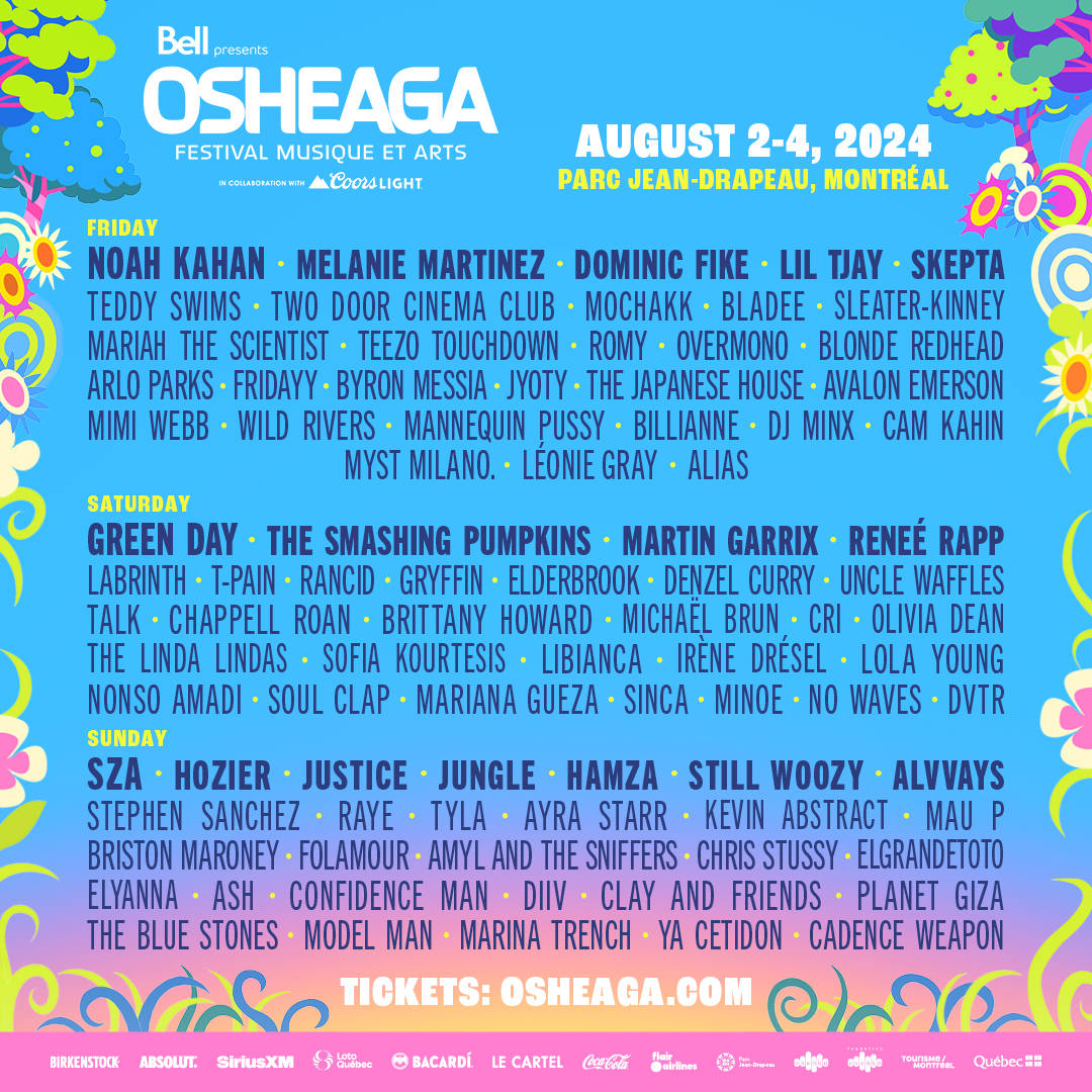 Osheaga lineup