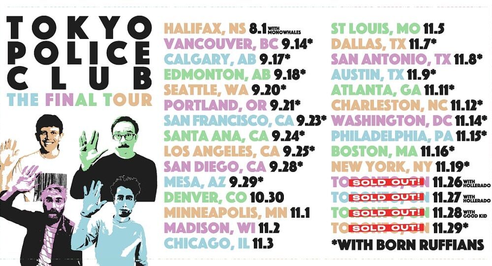 tokyo-police-club-2024-final-tour-dates