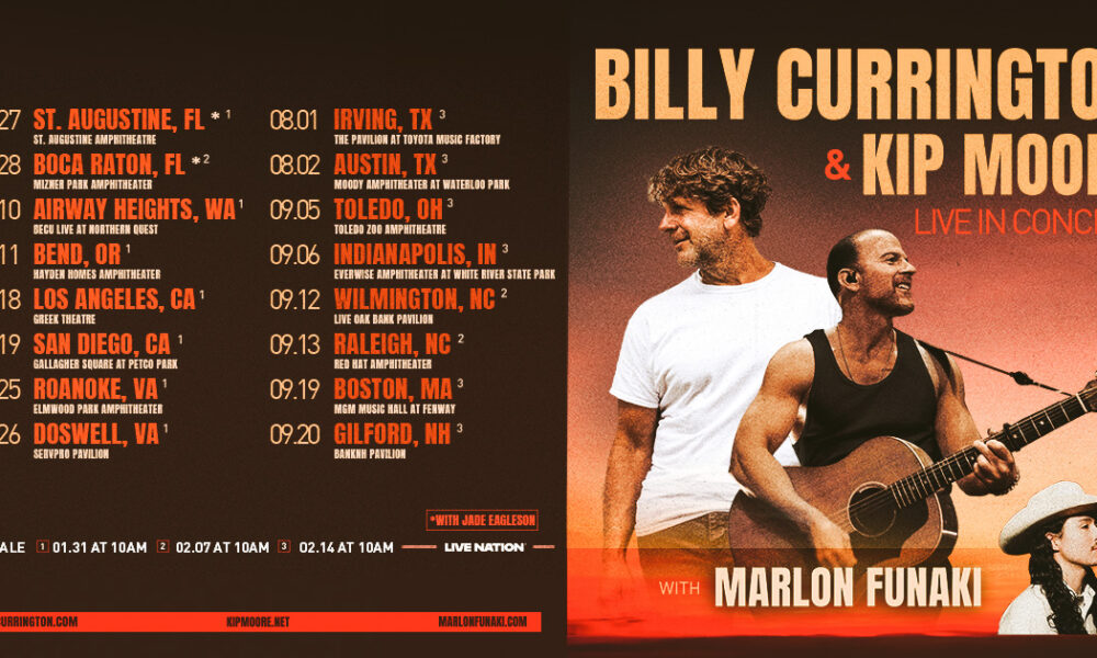 Billy Currington - Kip Moore 2025