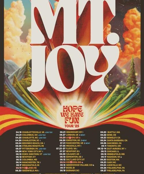 hope we have fun tour mt. joy