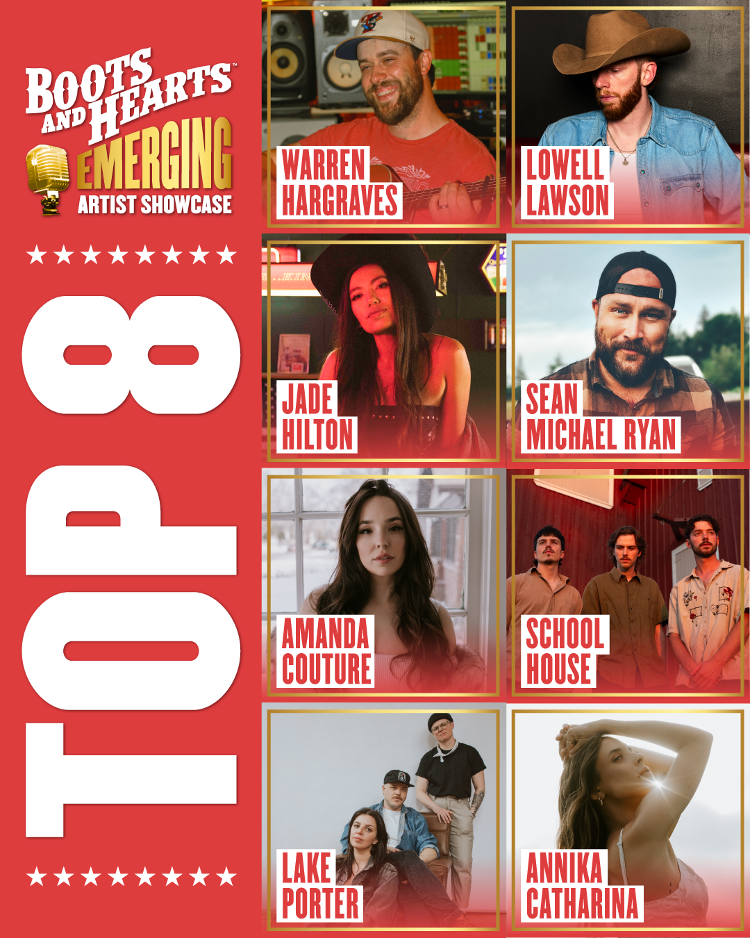 Boots & Hearts Top 8