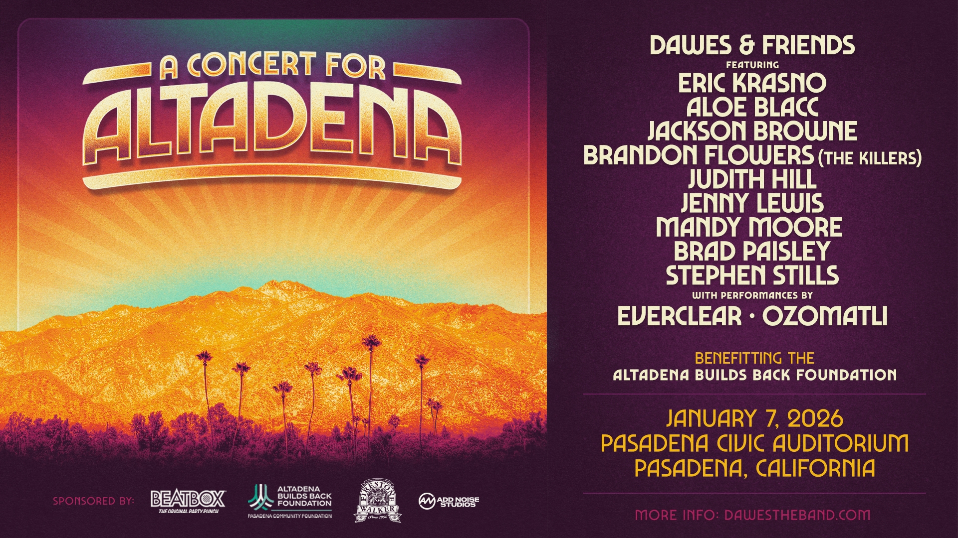 CONCERT FOR ALTADENA