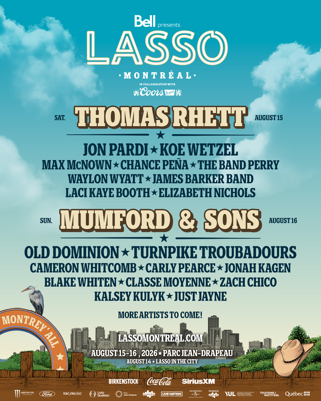 Lasso Lineup 2026