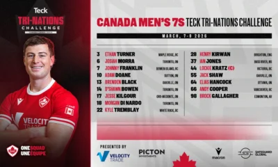 Canada Men Rugby Roster 2025