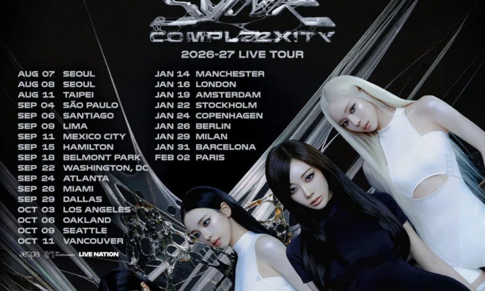 aespa Announce 2026-2027 'SYNK : COMPLæXITY' World Tour - First 3 Only