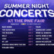PNE Summer Night Concerts 2026