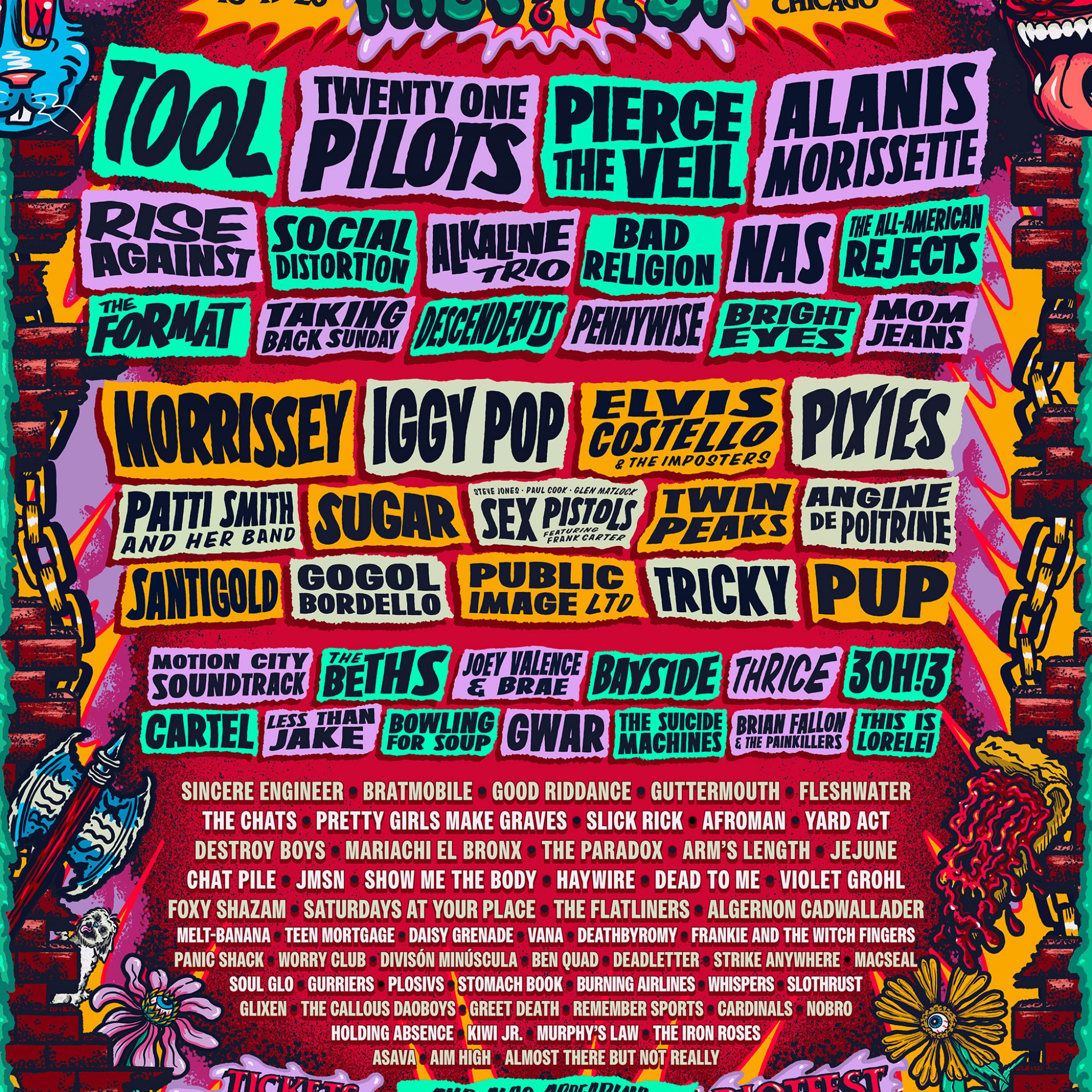 Riot Fest 2026 Lineup