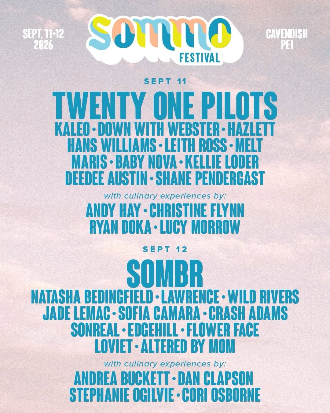 SommoFest lineup2026